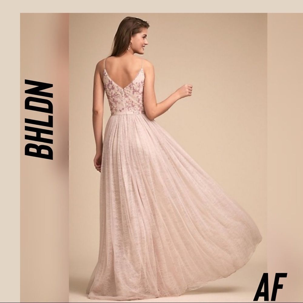 BHLDN BY ADRIANNA PAPELL CUNY DRESS NEW ROSE SIZE 12 - Picture 2 of 11
